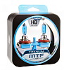 Лампа автомобильная MTF H8 TITANIUM 12V 35W 4400K бокс 2 шт.