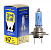 Лампа автомобильная галогенная Goodyear Н7 12V 55W PX26d Super White (блистер)