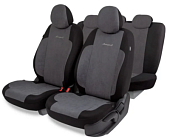 Чехлы AUTOPROFI Standard, Generation. Велюр, чёрн./т.серый (GEN-1102 BK/D.GY)