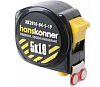 HK2010-04-3-19 Рулетка 3x19, суперкомпакт, на 32% компактней, 2 стопа,мощный магнит, Hanskonner