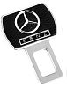 Заглушка замка ремня безопасности  металлическая MERCEDES 1 шт.