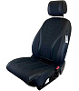 Накидки MAXIMAL комплект JJ-81-BLBLU Эко-кожа черный/черный полоса синяя