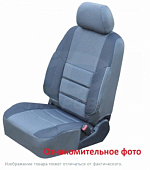 Чехлы Hyundai Solaris II пок./Kia Rio IV(2017-н.в.) седан, 2/3; "А10" СЕРЫЙ; экокожа-ЖАККАРД ПТР