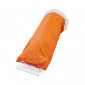 Скребок для снега "AUTOPROFI" рукавица цв.оранжевый