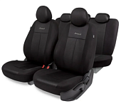 Чехлы AUTOPROFI Standard, Pattern. Паттерн полиэстер, черный (PAT-1102 BK/BK)