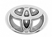 Эмблема хром SW на решетку радиатора Toyota (80x56мм)