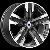 Диск K&K Висмут Алмаз Черн 7x16 5x110 ET39 DIA65.1