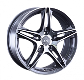 Диск LS LS1056 GMF на ВАЗ, ГАЗ, УАЗ или иномарки 6.5x15 5x100 ET40 DIA57.1