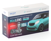 Светодиодные линзы MTF LIGHT серии MicroLENS HB4(9006), 12/24V, 50W, 6000K, 4000LM, к-т. НОВИНКА
