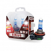 Галогенная лампа AVS SIRIUS/NIGHT WAY/ PB H11.12V.55W.Plastic box-2шт.