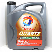 Total Quartz 9000 Future NFC 5W30 моторное синтетическое 4 л /183450 /221247 /10230501