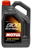 Motul 8100 Eco-nergy 5W-30 моторное масло 5л 111686
