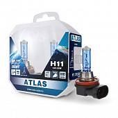 Галогенная лампа AVS ATLAS PB/5000K/PB H11.12V.55W.Plastic box-2шт