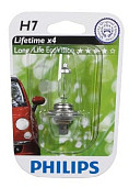 PHILIPS H7 LongerLife  Ecovision 12V (55W) Лампа в блистере PHILIPS H7 LongerLife  Ecovision 12V (55W) Лампа в блистере