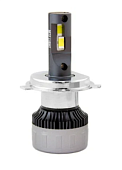 Светодиодные лампы MTF Light, серия MaxBeam, H4, 12V, 55W, 5000lm, 6000K, кулер, комплект.НОВИНКА