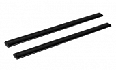 Дуга Алюминиевая Atlant Black черный крыловидный профиль (текстура шагрень) 1260мм к-т 2 шт.
