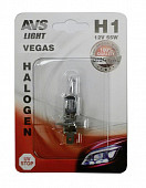 Галогенная лампа AVS Vegas H1.12V.55W.1 шт. в блистере