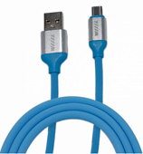 Кабель USB-микро синий 1,2м WIIIX CB120-UMU-10B